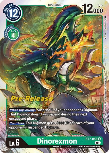 Dinorexmon card image