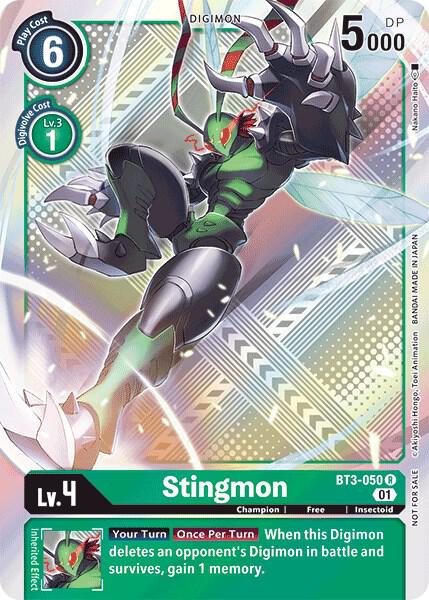 Stingmon - BT3-050 (Official Tournament Pack Vol.4) card image