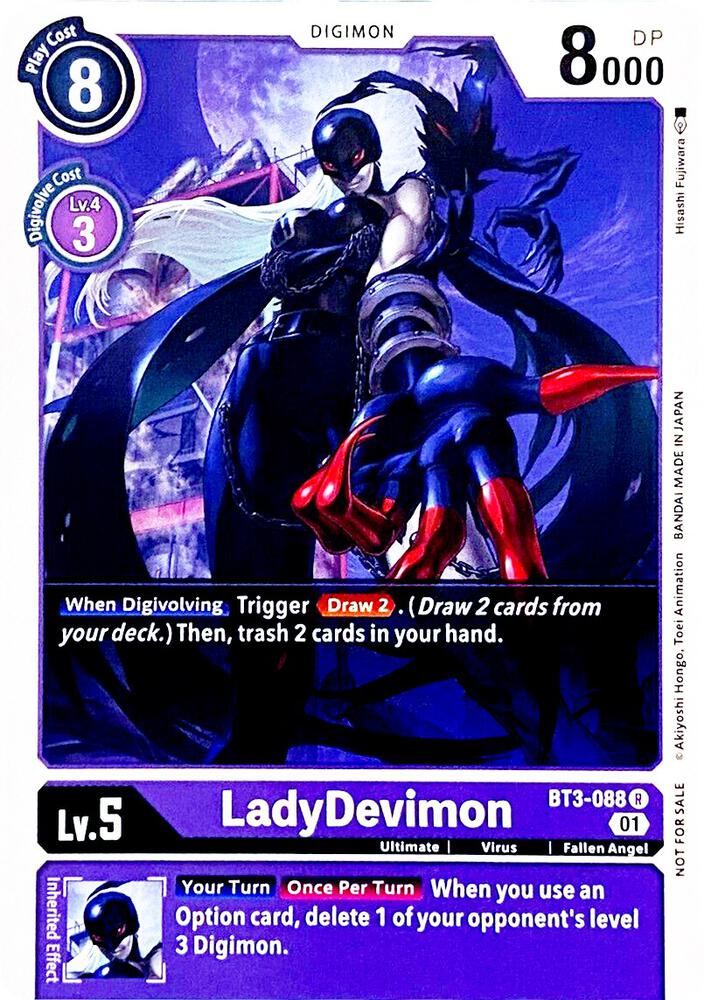 LadyDevimon - BT3-088 (Official Tournament Pack Vol.4) card image