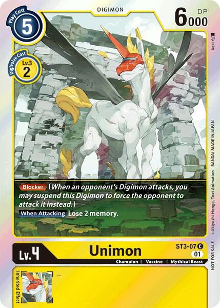 Unimon - ST3-07 (Official Tournament Pack Vol.4) card image