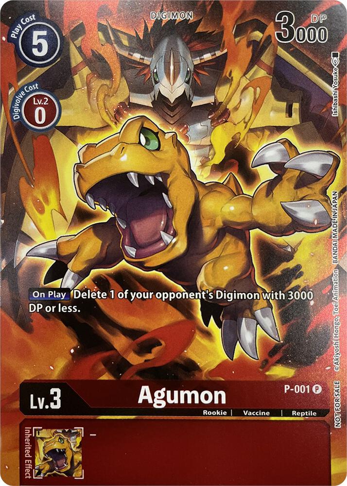 Agumon - P-001 (Tamer's Evolution Box 2) card image