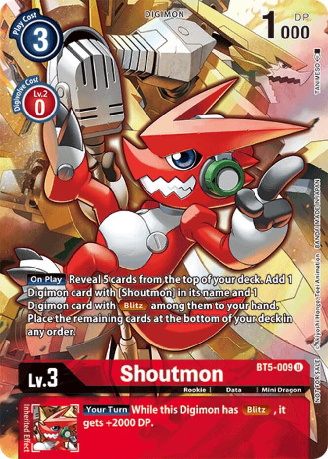 Shoutmon (Tamer's Evolution Box 2) card image