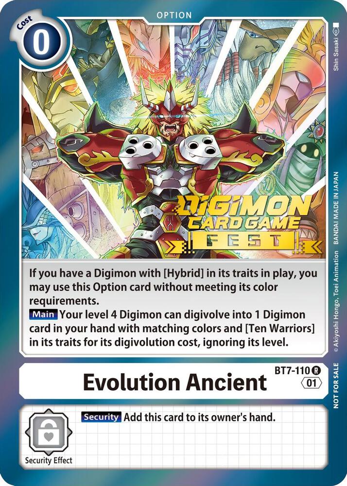 Evolution Ancient (Digimon Card Game Fest 2022) card image