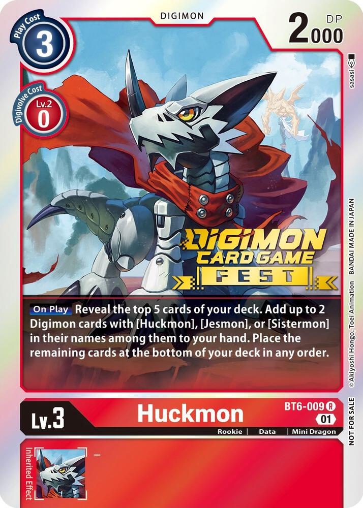 Huckmon (Digimon Card Game Fest 2022) card image