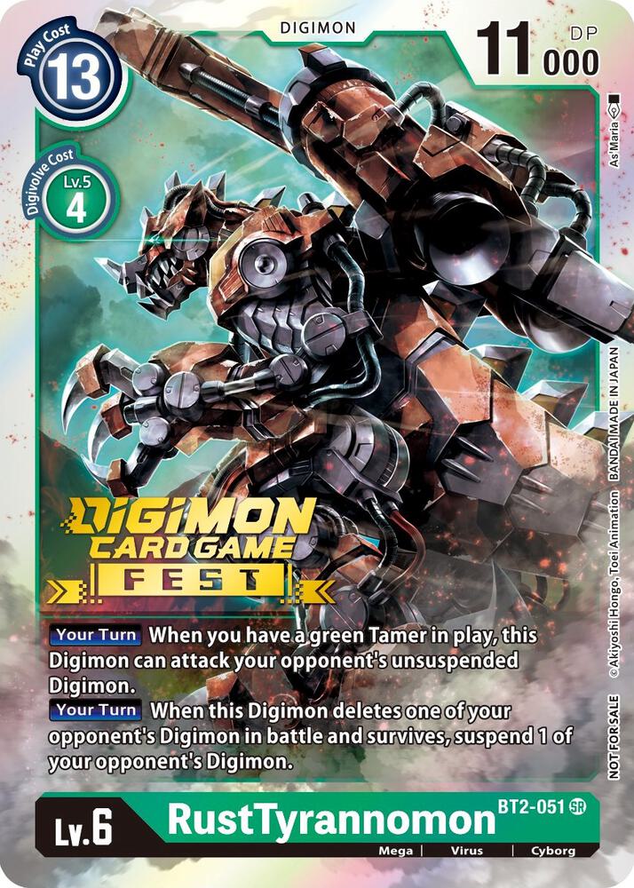 RustTyrannomon (Digimon Card Game Fest 2022) card image