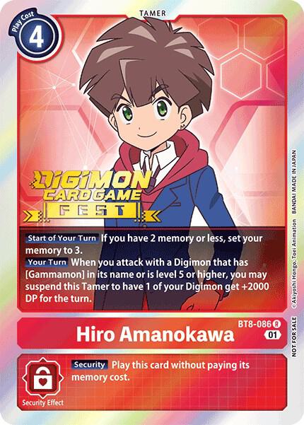 Hiro Amanokawa (Digimon Card Game Fest 2022) card image