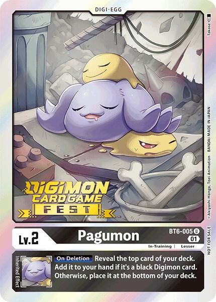 Pagumon (Digimon Card Game Fest 2022) card image