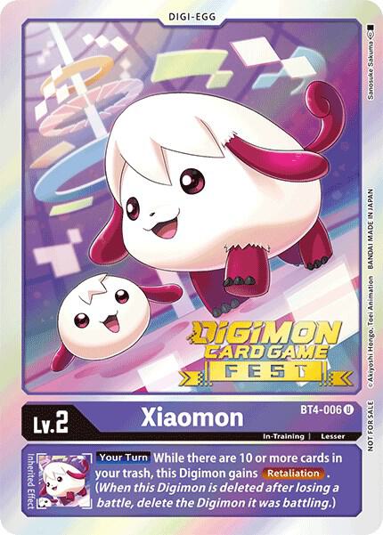 Xiaomon (Digimon Card Game Fest 2022) card image