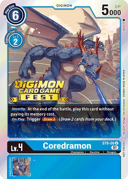 Coredramon (Digimon Card Game Fest 2022) card image