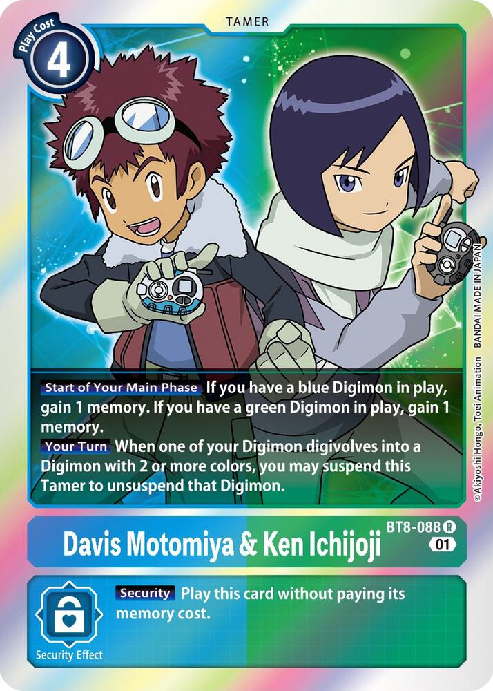 Davis Motomiya & Ken Ichijoji card image