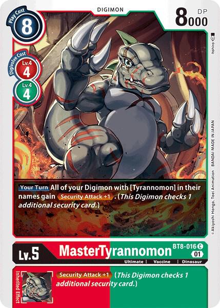 MasterTyrannomon card image