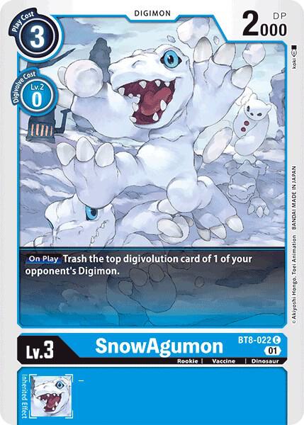 SnowAgumon card image