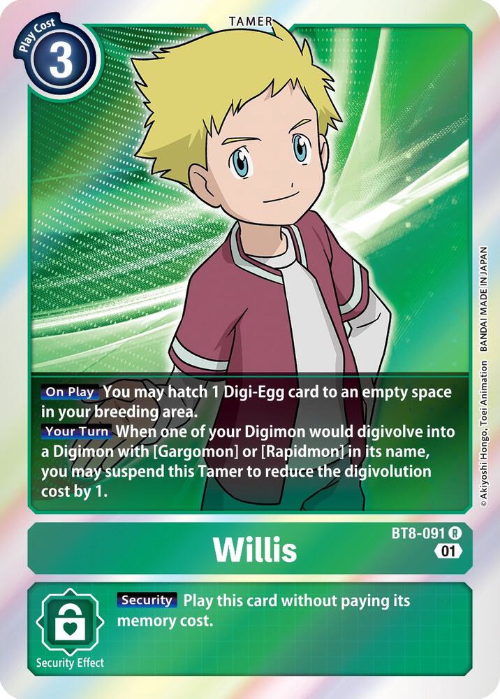Willis card image