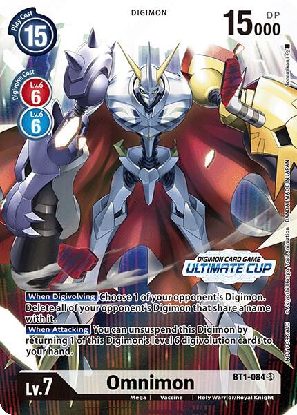 Omnimon - BT1-084 (Ultimate Cup 2022) card image