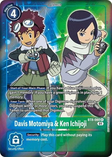 Davis Motomiya & Ken Ichijoji (Box Topper) card image
