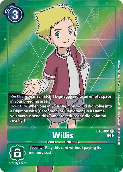 Willis (Box Topper) card image