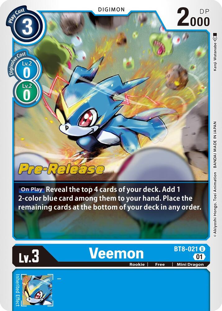 Veemon card image