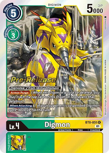 Digmon card image