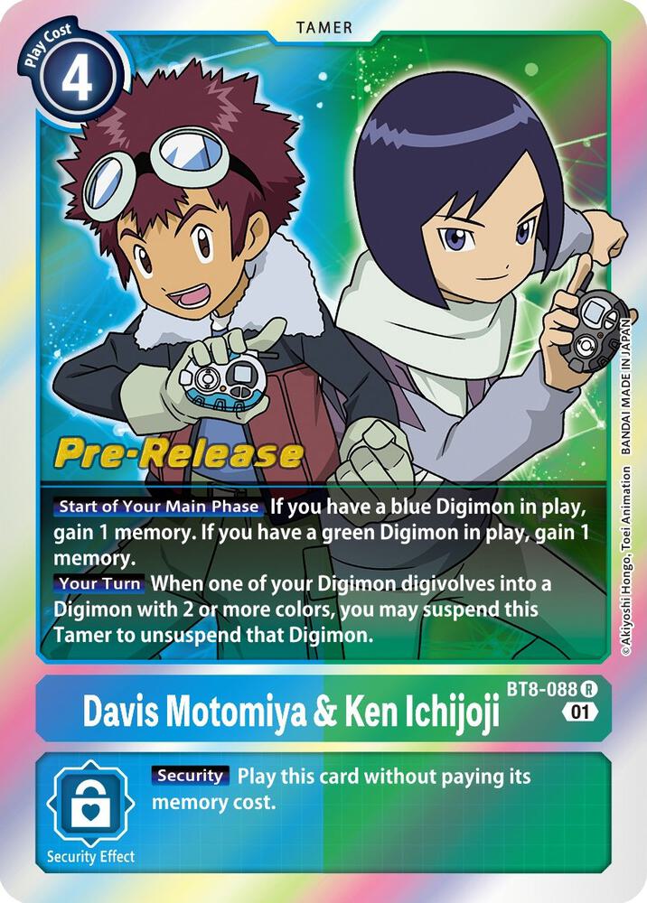 Davis Motomiya & Ken Ichijoji card image