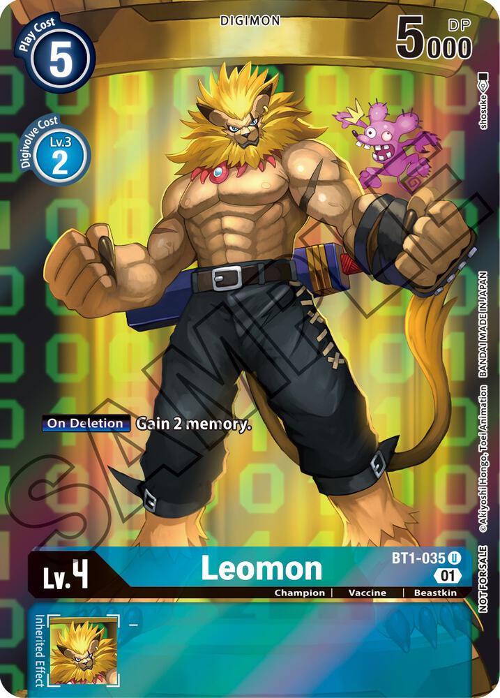 Leomon (Tamer's Card Set 1) card image