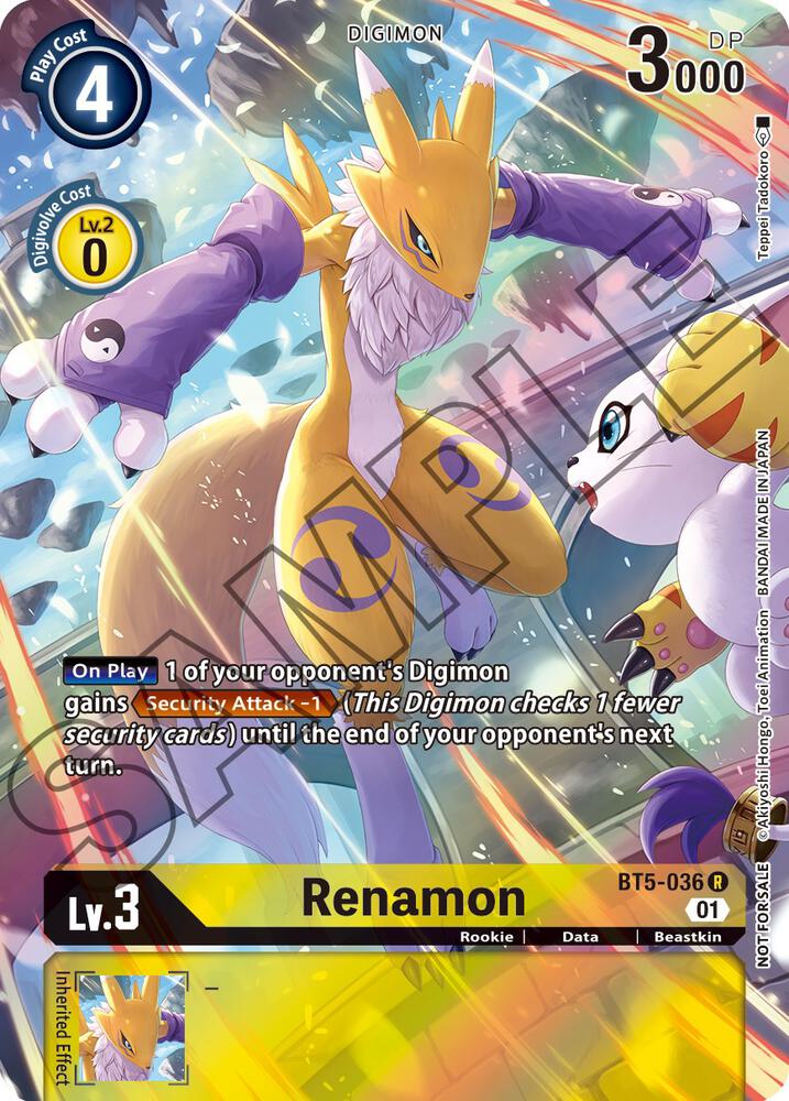 Renamon (Tamer's Card Set 1) card image