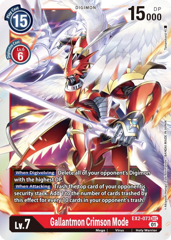 Gallantmon Crimson Mode card image