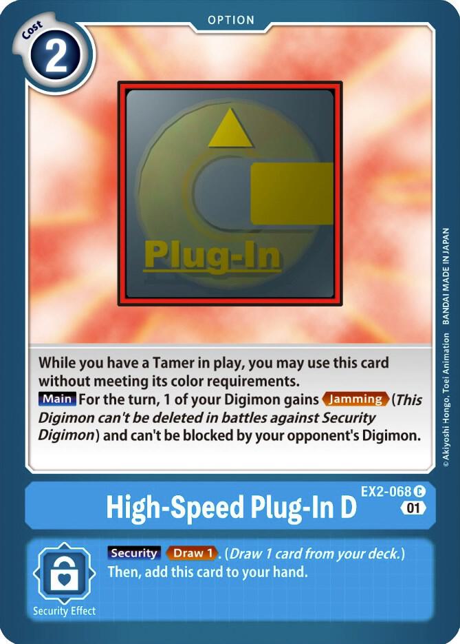 High-Speed Plug-In D card image