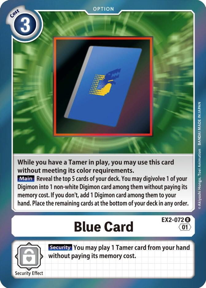 Blue Card card image