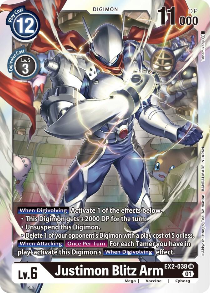 Justimon Blitz Arm card image