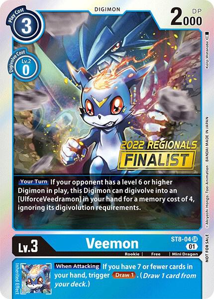 Veemon (2022 Championship Online Regional) [Online Finalist] card image