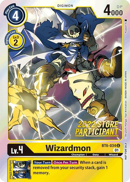 Wizardmon (2022 Store Participant) card image