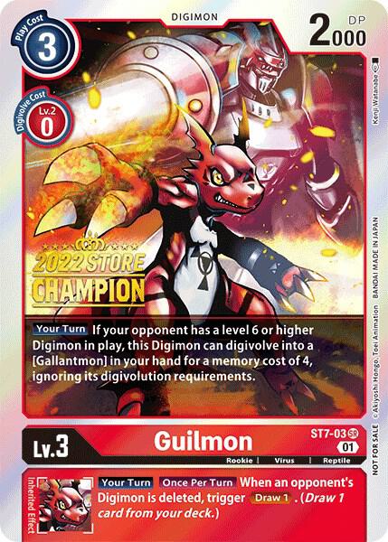 Guilmon (2022 Store Champion) card image