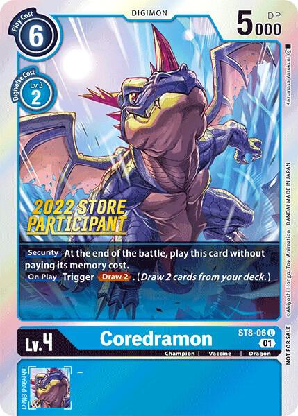 Coredramon (2022 Store Participant) card image