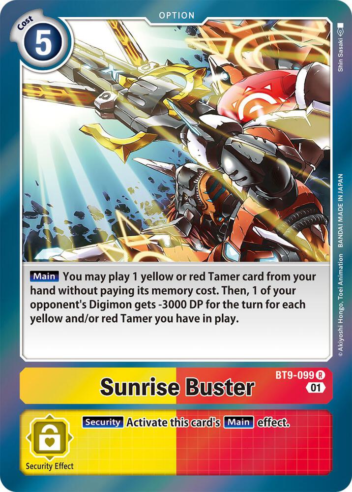 Sunrise Buster card image