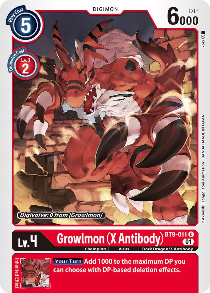 Growlmon (X Antibody) card image