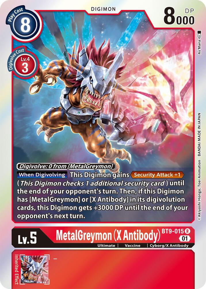 MetalGreymon (X Antibody) card image