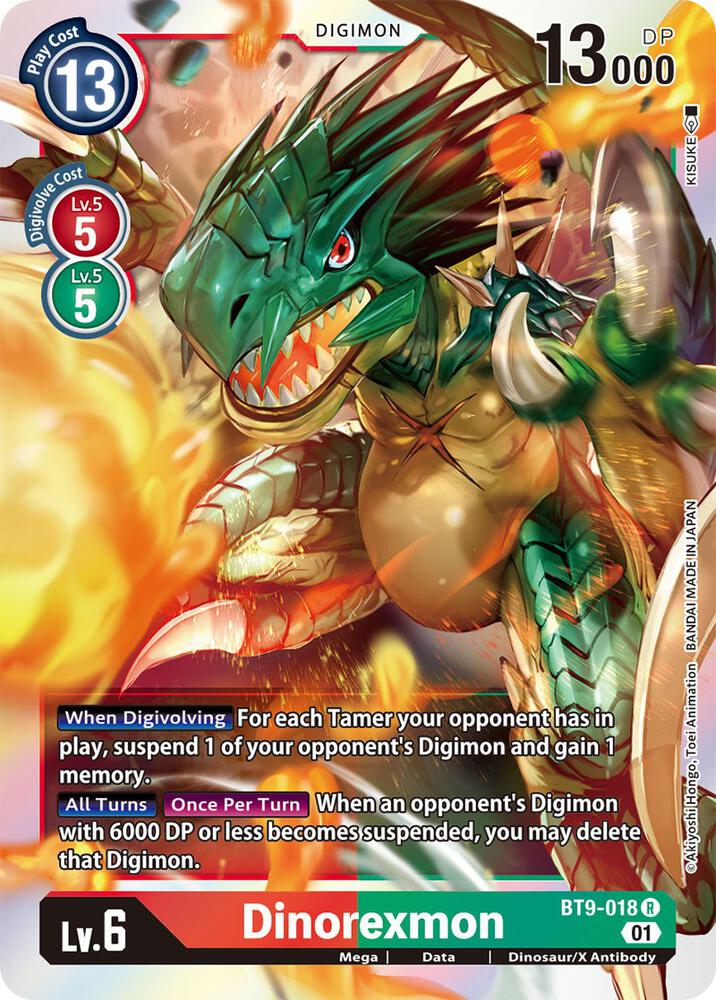 Dinorexmon card image