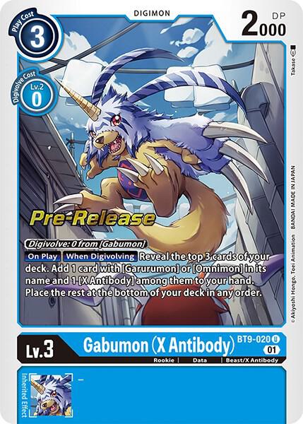 Gabumon (X Antibody) card image