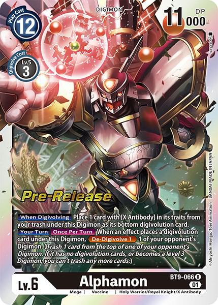 Alphamon card image