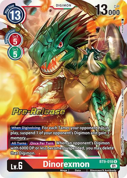 Dinorexmon card image