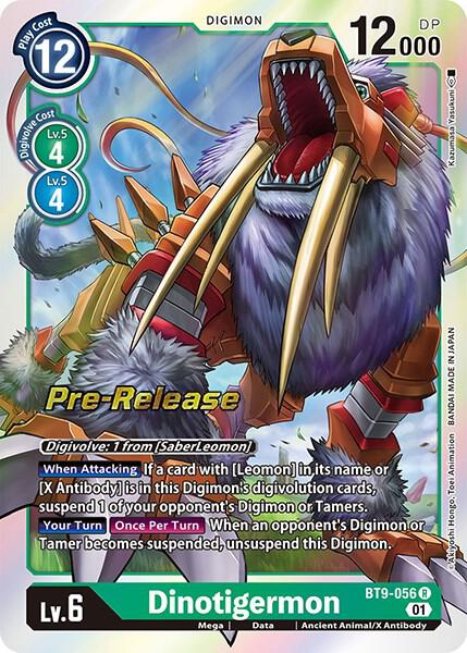 Dinotigermon card image