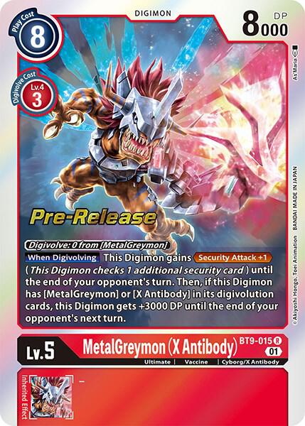 MetalGreymon (X Antibody) card image