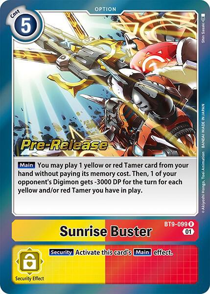 Sunrise Buster card image