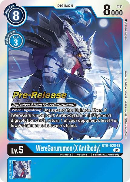 WereGarurumon (X Antibody) card image