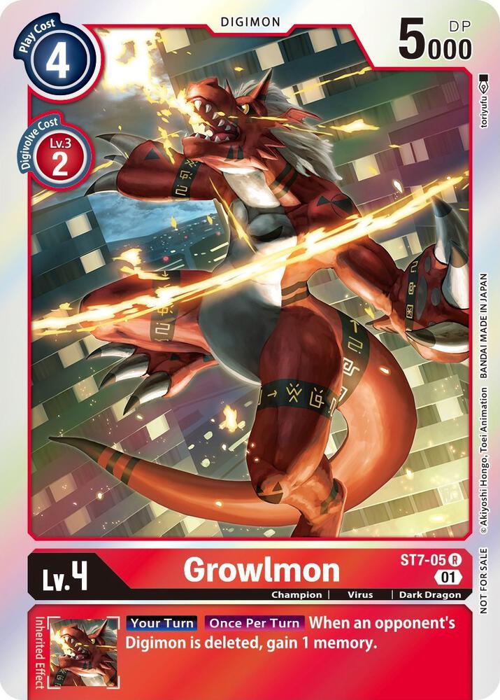 Growlmon (Gen Con 2022) card image