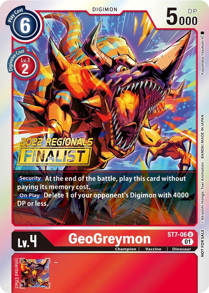 GeoGreymon (2022 Championship Offline Regional) [Online Finalist] card image