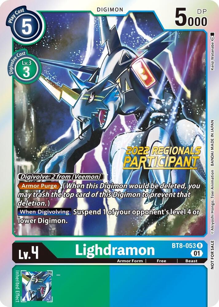 Lighdramon (2022 Championship Offline Regional) [Online Participant] card image