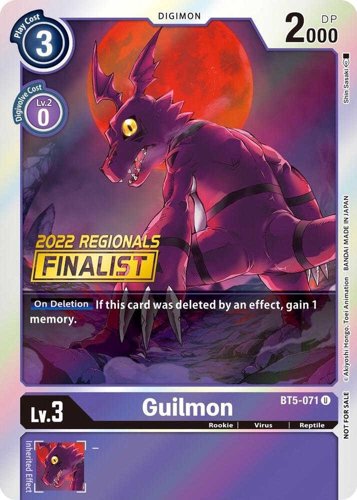 Guilmon (2022 Championship Offline Regional) [Online Finalist] card image
