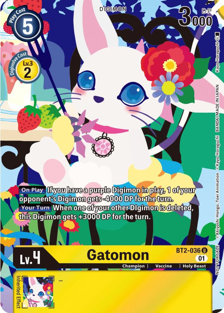 Gatomon - BT2-036 (Tamer's Card Set 2 Floral Fun) card image