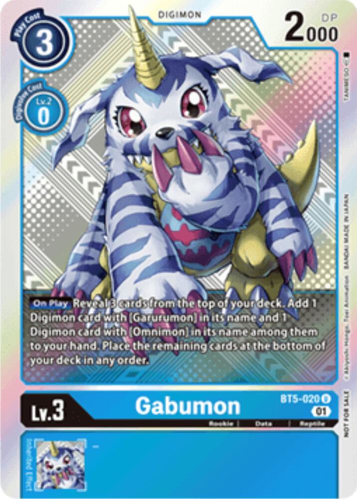 Gabumon (X Record Pre-Release Tournament Winner Card) card image
